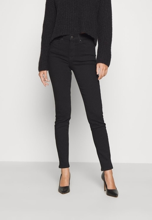 Jean Anna Field Slim Fit Noir Bleu Femme | DIU-3970469